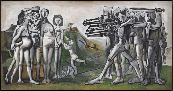 ″Massacre in Korea″(1951) by Pablo Picasso (1881-1973) [MUSEE NATIONAL PICASSO]