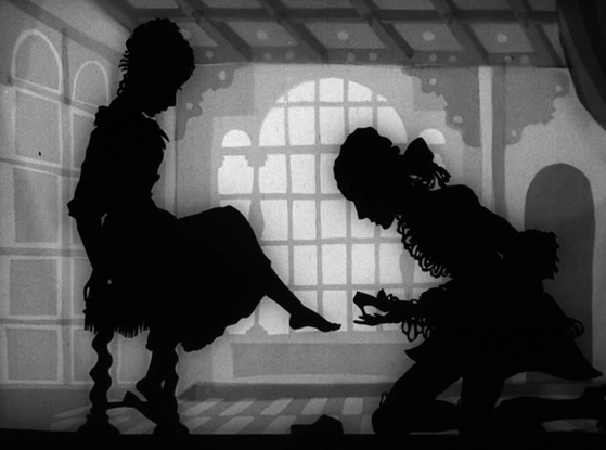 This image, provided by absolut Medien GmbH via the National Museum of Modern and Contemporary Art (MMCA), shows a clip from Lotte Reiniger's 1933 animation "Cinderella." [MMCA] 
