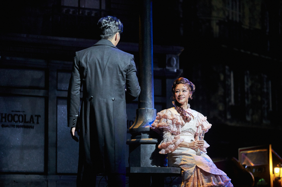Musical ″Phantom″ is being staged at the Charlotte Theater in Jamsil, eastern Seoul. Actor Kim So-hyun, pictured, alternate the role of Christine Daae, with three other actors. [EMK MUSICAL COMPANY]