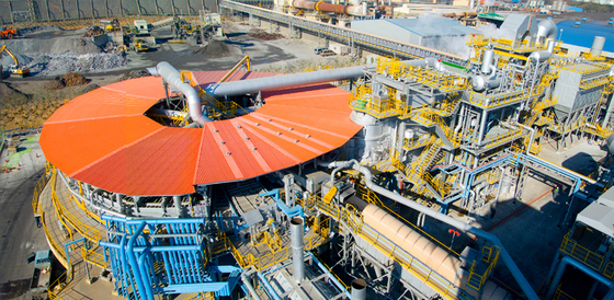 PNR, a rotary hearth furnace technology joint venture by Nippon Steel and Korean steelmaker Posco, in Pohang, North Gyeongsang. The photo is a screen capture from the website of PNR. [YONHAP]