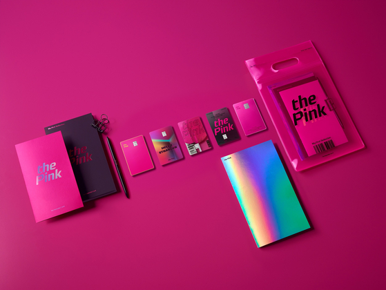 ″The Pink″ card series released by Hyundai Card on Wednesday [HYUNDAI CARD]