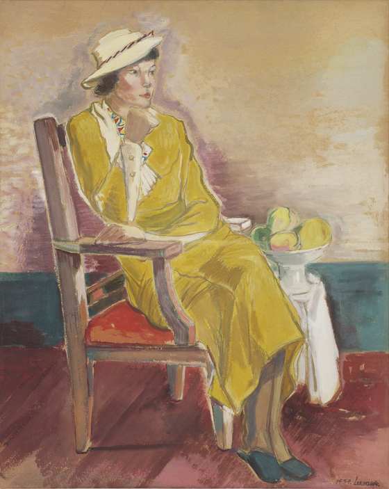 The Lee Kun-hee collection donated to Daegu Art Museum include “Woman in Yellow”(1934) by Lee In-sung (1912-1950). [Daegu Art Museum]