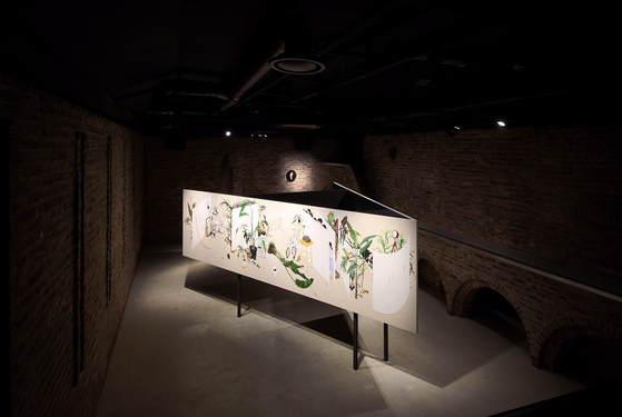 This photo, provided by Lee Jinju and Arario Gallery, shows Lee Jinju's 2020 artwork ″The Unperceived.″ [YONHAP]