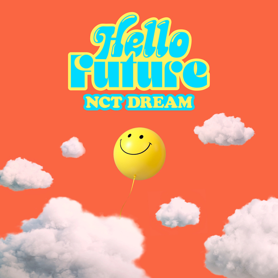 The album cover for the repackaged version of NCT Dream's first full-length album ″Hot Sauce″ (2021), titled ″Hello Future.″ [SM ENTERTAINMENT]