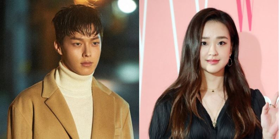 Actor Jang Ki-yong, left, and former rhythmic gymnast Son Yeon-jae. [ILGAN SPORTS]