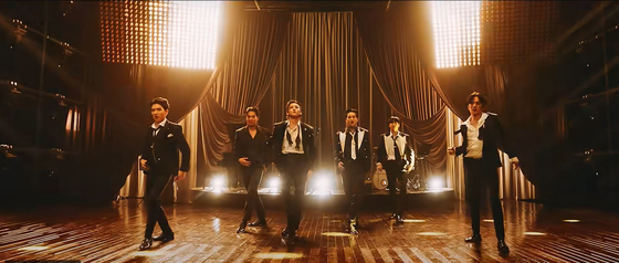 A scene from Monsta X's music video ″Gambler.″ [STARSHIP ENTERTAINMENT]