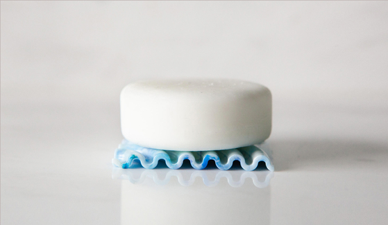 Soap dish created from Plastic Mil. [MORE STORE]