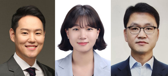 From left: Kim Han-kyu, Park Seong-min and Lee Seung-bok. [NEWS1]
