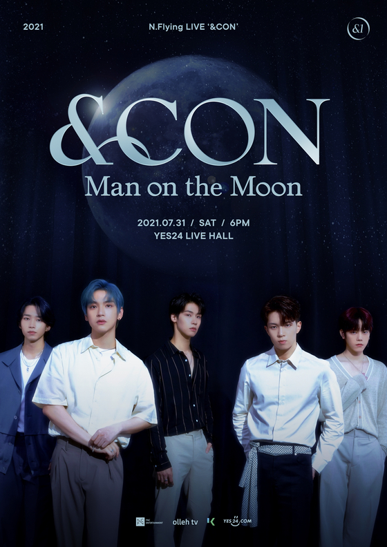 A poster for boy band N.Flying's upcoming concert ″&CON″ [FNC ENTERTAINMENT]