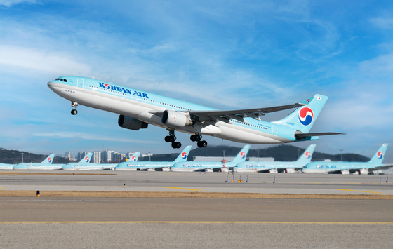 A Korean Air Lines carrier [KOREAN AIR LINES] 
