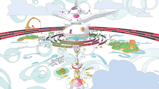 Japanese animated film “Summer Wars” (2009) shows the idea of the metaverse, which is called OZ in the film, being connected to the real world and causing chaos when the system is hacked by an artificial intelligence program. [CJ ENTERTAINMENT]