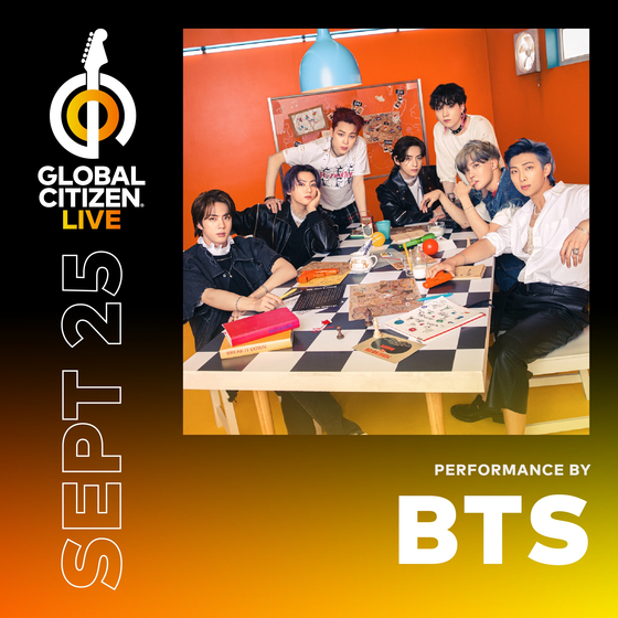 K-pop boy band BTS will be featuring in Global Citizen Live for the first time, scheduled to take place on Sept. 25. [BIG HIT MUSIC]