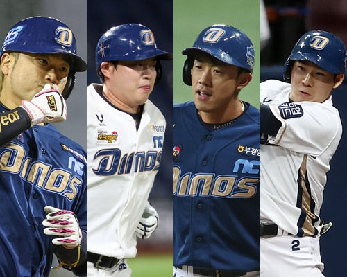 From left: Park Sok-min, Kwon Hui-dong, Lee Myung-ki and Park Min-woo. [YONHAP]