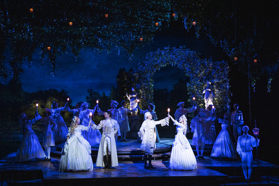 Korean production of the musical ″Marie Antoinette″ is being staged at the Charlotte Theater. [EMK MUSICAL]