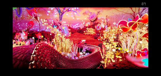 The villain in SM Entertainment's SM Culture Universe (SMCU) is Black Mamba, depicted as a giant serpent. [SCREEN CAPTURE]