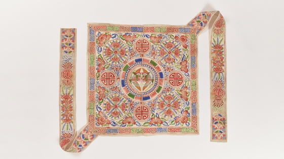 A bojagi, or wrapping cloth, from the late Joseon period (1392-1910) is now on view at the newly-opened Seoul Museum of Craft Art. [SEOUL MUSEUM OF CRAFT ART]     