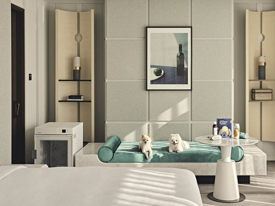 The room provided for Josun Palace's guests visiting with pets. [JOSUN HOTELS & RESORTS]