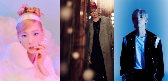 From left, Taeyeon, Kim Jong-wan and Gaho will participate on the soundtrack for the highly anticipated drama series "Cliffhanger" on tvN. [A STORY]