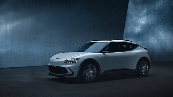 The GV60, the first Genesis to be made using the E-GMP design and assembly process, which will be released in the second half of the year. [GENESIS]