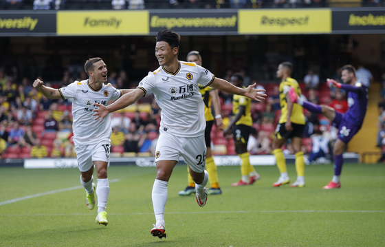 Hwang Hee-chan of Wolverhampton Wanderers [REUTERS/YONHAP]