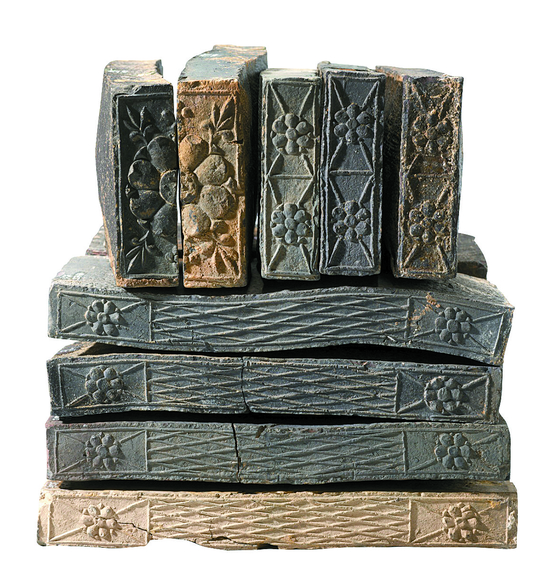 Bricks used to build the tomb of King Muryeong [GONGJU NATIONAL MUSEUM]