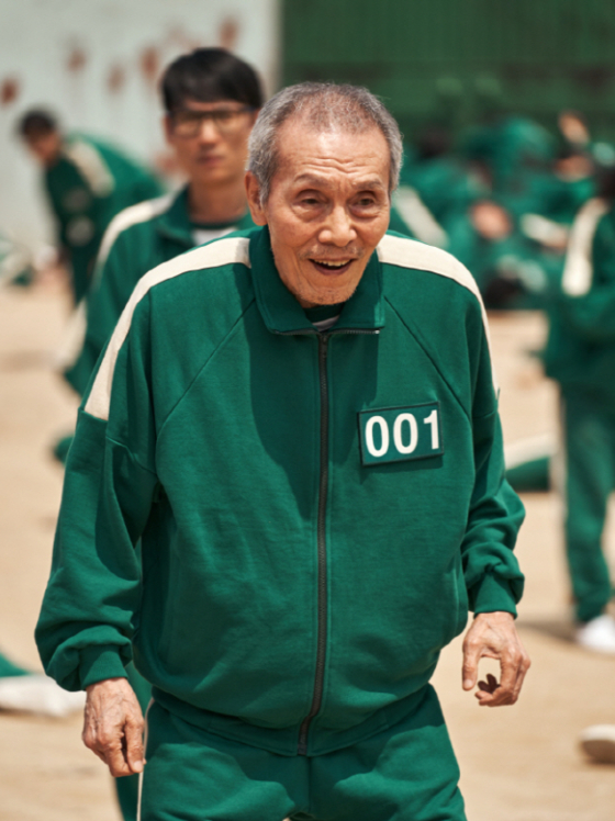 Actor Oh Young-soo as Oh Il-nam in Netflix Korea's original series ″Squid Game″ [NETFLIX]