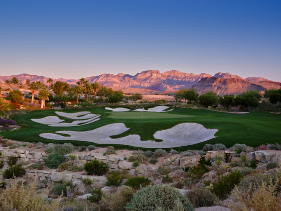 Hole seven of The Summit Club in Las Vegas, Nevada [THE HENEBRYS]