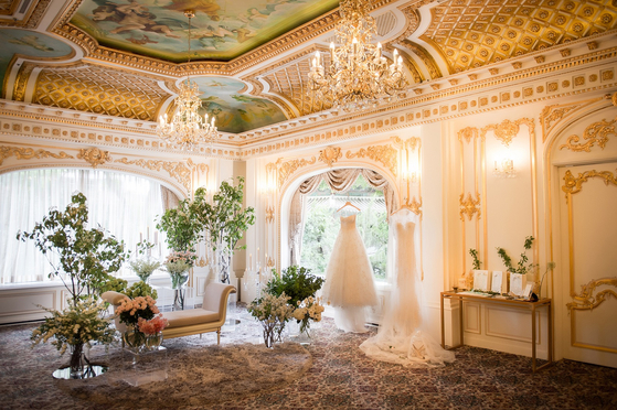 Lotte Hotel Seoul's wedding venue Athene Garden. [LOTTE HOTELS & RESORTS]