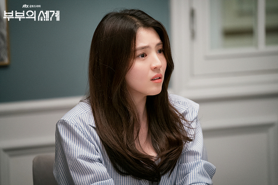 Han So-hee played Yeo Da-kyung on JTBC's hit television series "The World of the Married," which is considered Han's breakthrough role. [JTBC]