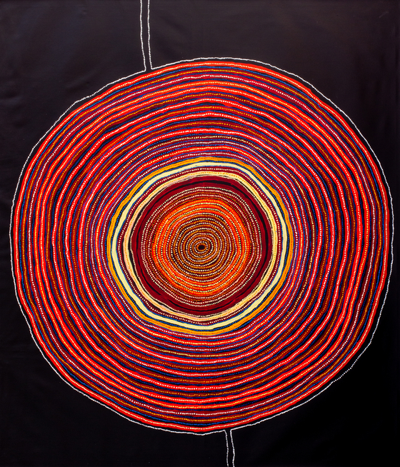 ″Kulyuru″ (2021) by Lennard Walker [LENNARD WALKER, SPINIFEX ARTS PROJECT]