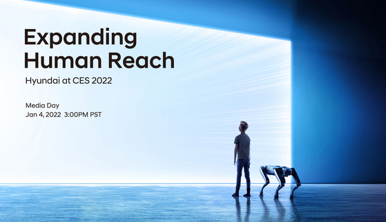 A teaser image for Hyundai Motor's presentation ahead of CES 2022 [HYUNDAI MOTOR]