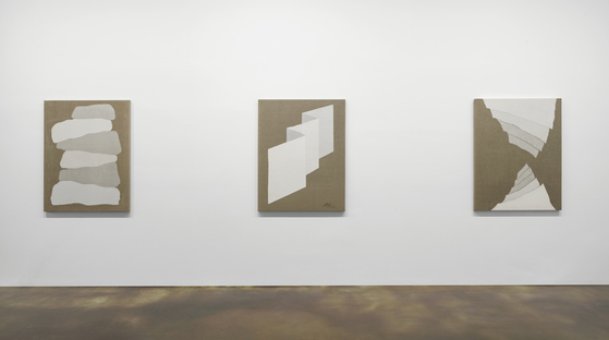 Works created by artist Kwon Young-woo in the 2000s are now on view on the first floor of Kukje Gallery's K2 Space. [KUKJE GALLERY]