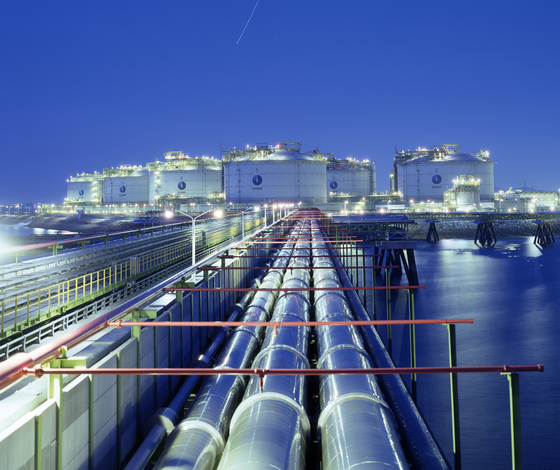 Kogas natural gas terminal in Incheon. [Korea Gas Corp.]