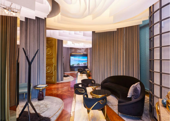 Lotte Department Store offers personal shopping assistance at a VIP lounge for its ″Avenual″ level customers. [LOTTE SHOPPING]