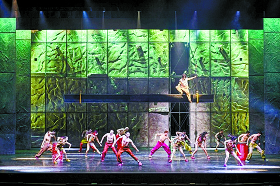 The original French Production team performs ″Notre Dame de Paris″ in January 2021, as part of its world tour to mark the 20th anniversary of the musical being staged. The show had to be suspended last January a month early due to Covid-19. [MAST MEDIA]