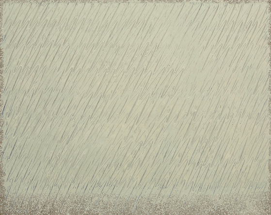 ″Ecriture No. 213-85″(1985) by dansaekhwa artist Park Seo-bo is one of the artworks to be put for sale at K Auction on Jan. 27. [K AUCTION] 