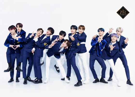 Boy band The Boyz member Younghoon, fifth from left, tested positive for Covid-19, according to IST Entertainment on Wednesday. [ILGAN SPORTS]