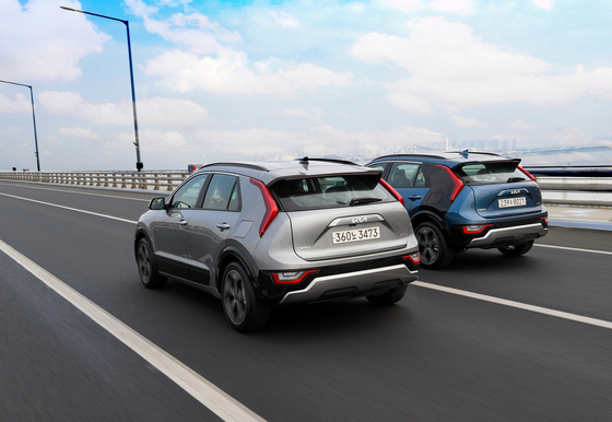 The back of the new Niro hybrid SUV [KIA] 