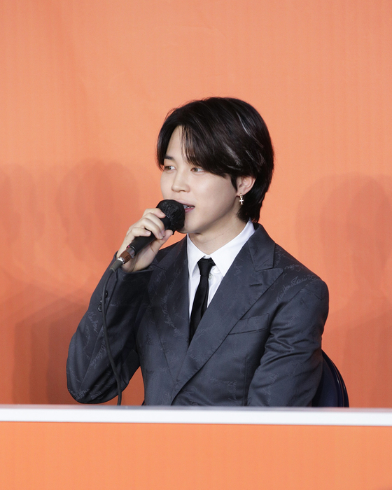 BTS member Jimin was discharged from hospital Saturday after recovering from Covid-19 and an appendicitis surgery, according to Big Hit Entertainment. [ILGAN SPORTS]