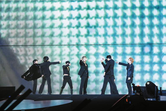 BTS performs in Los Angeles last November. [BIG HIT MUSIC] 