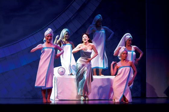 Korean production of the musical ″Aida″ will be back in May at the Blue Square in central Seoul. Aida plays the role of Amneris in the 2019 production of the musical. She has been cast in the same role again in the upcoming production. [SEENSEE COMPANY]