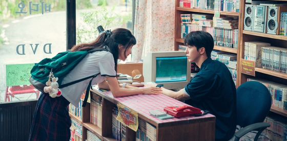 Nam and actor Kim Tae-ri in "Twenty Five Twenty One" [TVN]