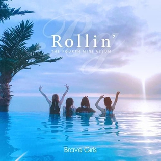 The album cover for "Rollin'" [BRAVE ENTERTAINMENT]