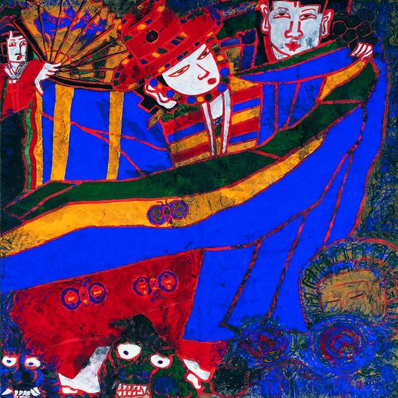 “Shaman” (1984) by Park Saeng Kwang (1904-85) [LEEUM MUSEUM OF ART]