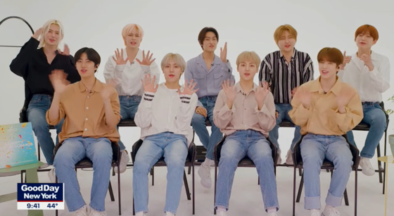 Boy band Cravity [YOUTUBE SCREEN CAPTURE]