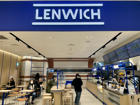 Lenwich store at IFC Mall in Yeouido, western Seoul [LEE JIAN]