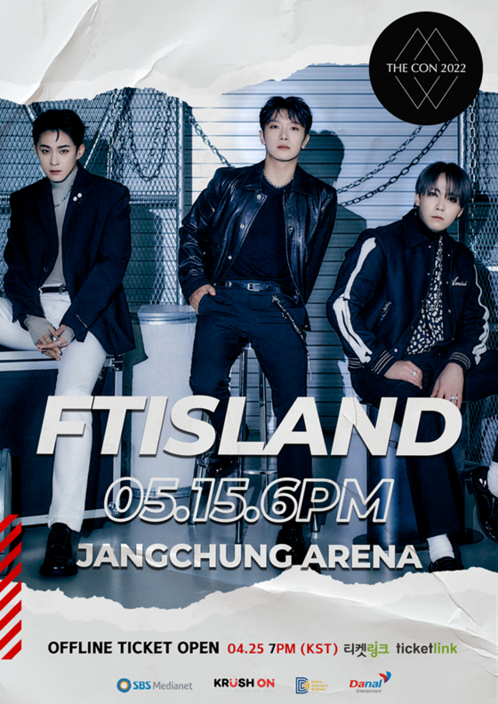 Rock band F.T. Island is set to hold a live concert next month for the first time in three years, according to FNC Entertainment on Monday. [ILGAN SPORTS]