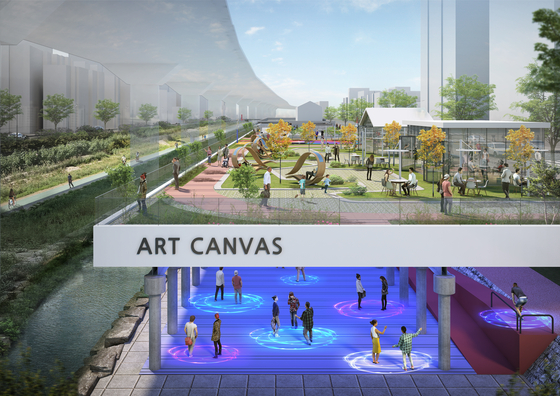 An artist's rendition of Jeongneungcheon in eatern Seoul [SEOUL METROPOLITAN GOVERNMENT]