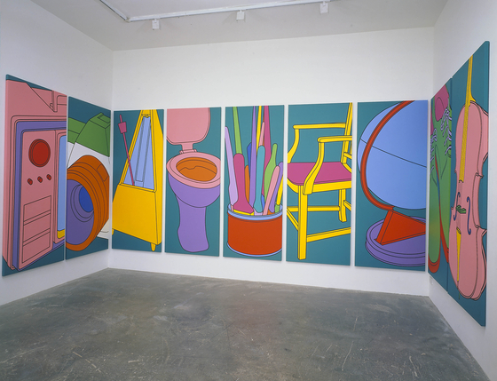 ″Untitled (9 panel)″ (2001) [MICHAEL CRAIG-MARTIN, GAGOSIAN] 