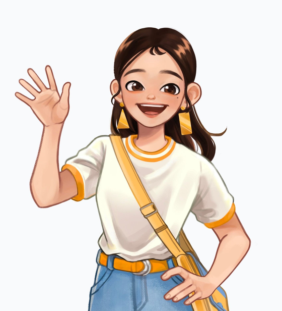 Lee Lu-da, the college-girl AI chatbot developed by Scatter Lab, recently finished its beta testing period after shutting down due to controversies last year. [SCATTER LAB]